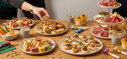 Nápady na silvestrovské pohoštění: Recepty na chutné snacky a jednohubky